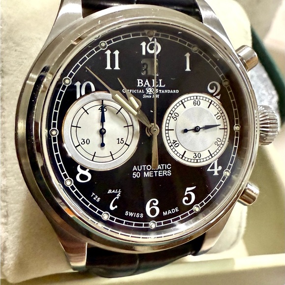 Ball Train-Master Cannonball Chronograph Date Designer Mens Watch - Picture 2 of 7